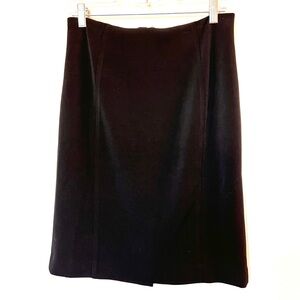 White House Black Market Black Knee-Length Skirt 8